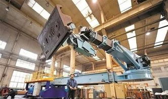 重型磨機換襯板智能機器人 中信重工打造工業智能化的敲門磚